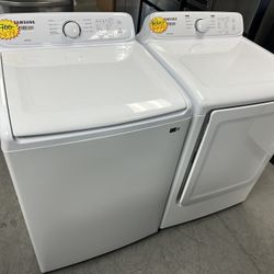 🔥Samsung Top Loader and Gas Dryer Set🔥