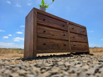 MARVELOUS Solid Wood Modern Dresser 6 Drawers