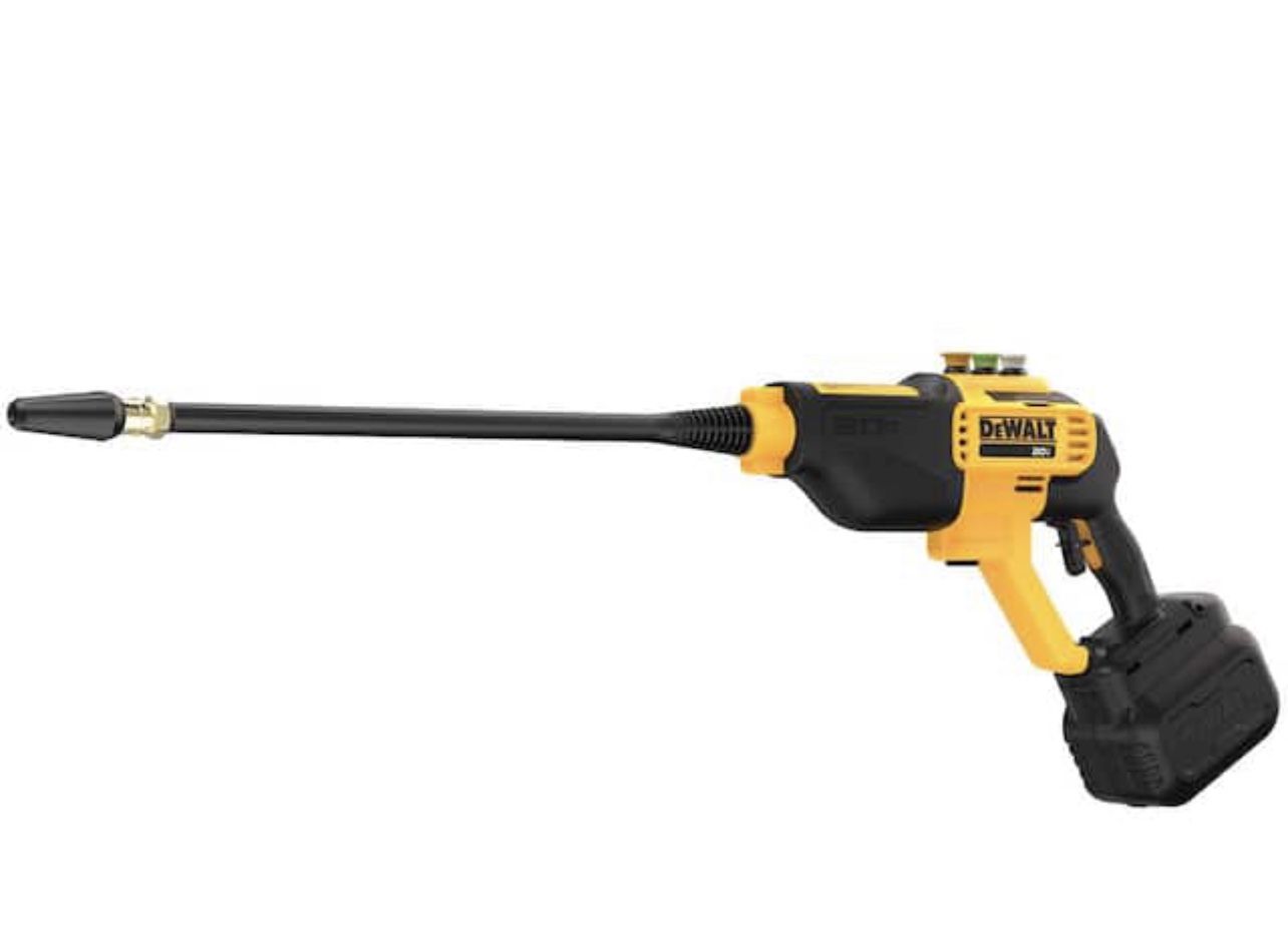 DEWALT 20V MAX 550 PSI 1.0 GPM Cold Water Cordless Electric Power Cleaner with 4 Nozzles (Tool Only)