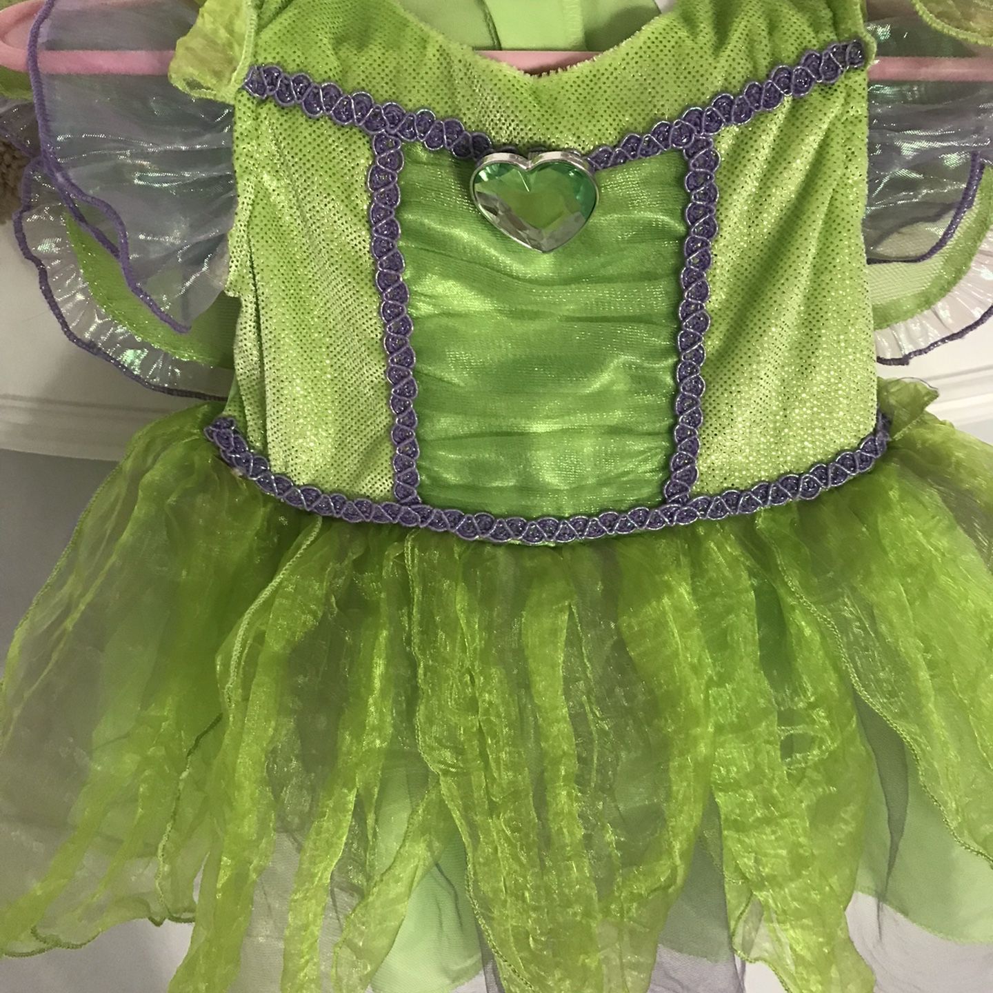 Tinkerbell Costume Size 6-12 Months with Shoes