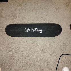 White Fang Skateboard 31"x 8"