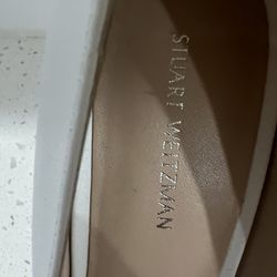 STUART WEITZMAN 8.5 White Pump Heels