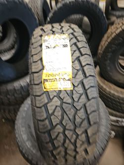 New set of tires aplus all terrain 265 70 17