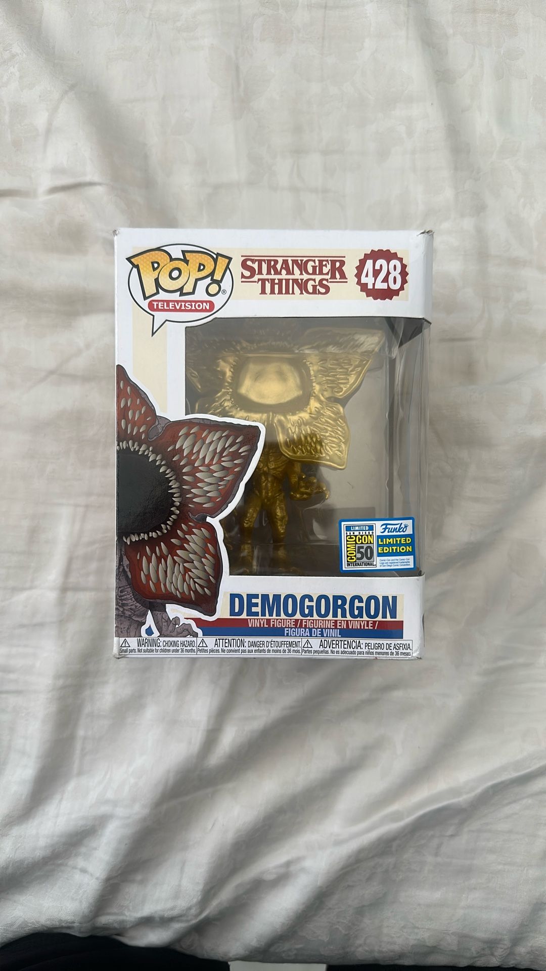 Limited Edition Comic Con 50 Exclusive Golden Demagorgan