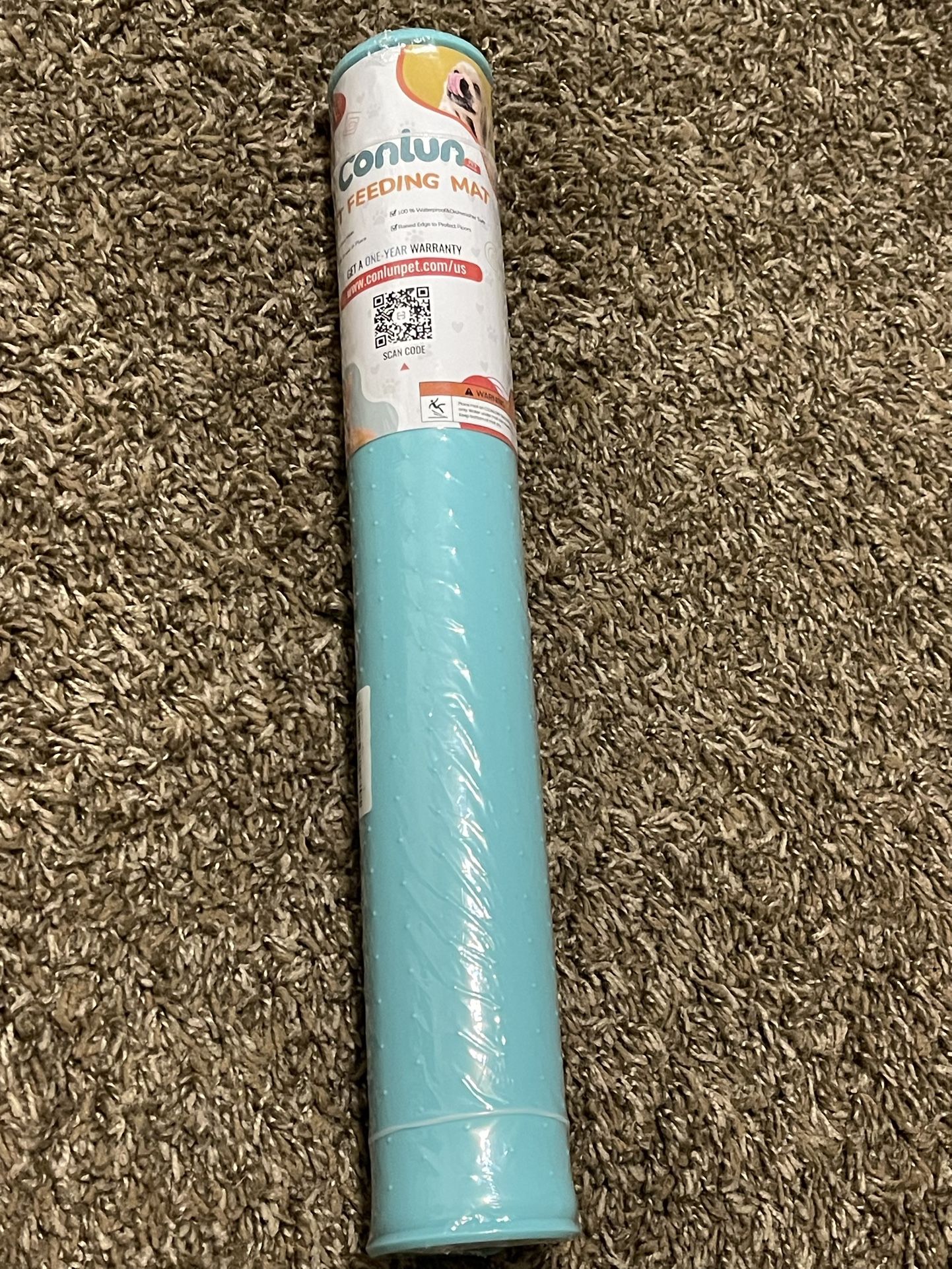 Turquoise Large Pet Feeding Mat
