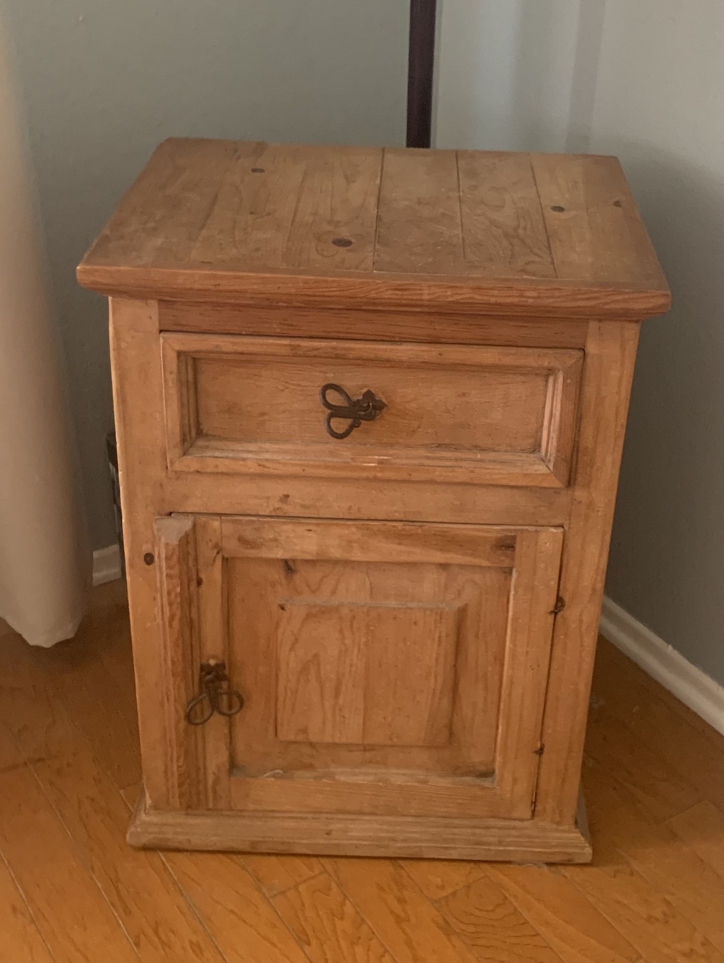 Mexican Rustic Pine Nightstand