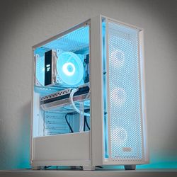 Selene | White Custom Gaming PC | R5 3600 | RX 6750 GRE 10GB (~RTX 3070) | 1tb | 16gb DDR4 