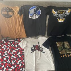 Lot Of Boys Clothes Jordan/Nike Tshirts L/XL