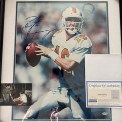 Peyton Manning Signed College Tennessee Volunteers Framed 16x20 Photo Steiner Certified Mint Bold Blue Autograph