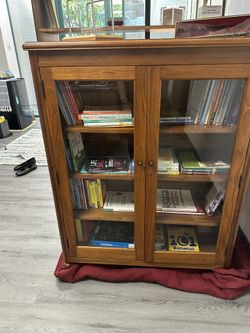 Antique Library Cabinet