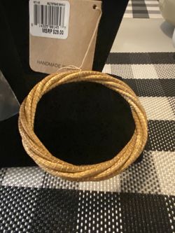 Hand made Brazilian bracelet Golden Grass