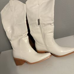 IUV New Western Knee-High Boots W Zipper(Size 7)
