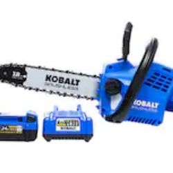 Kobalt 24-volt 12-in Battery 4 Ah Chainsaw (Battery and Charger Included)
