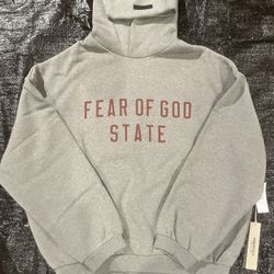  Fear Of God Essentials Dark Heather State Fleece Hoodie