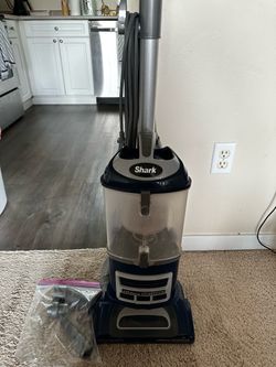 Shark Navigator Lift-Away Deluxe Upright Vacuum NV360 Cleaning Path Blue