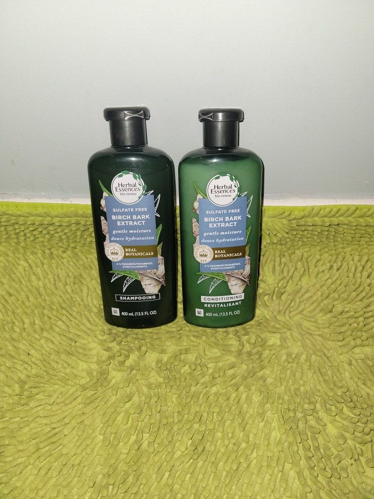 Shampoo And Conditioner Herbal Essences 13.5oz Birch Bark Extract