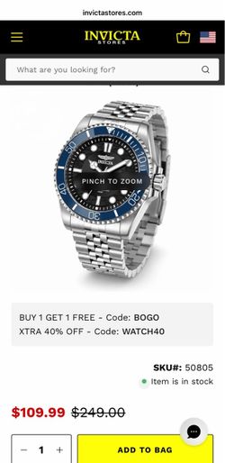 Brand new in box Watch Invicta pro diver