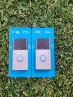 One (1) Ring Battery Doorbell 2025 Model Satin Nickel