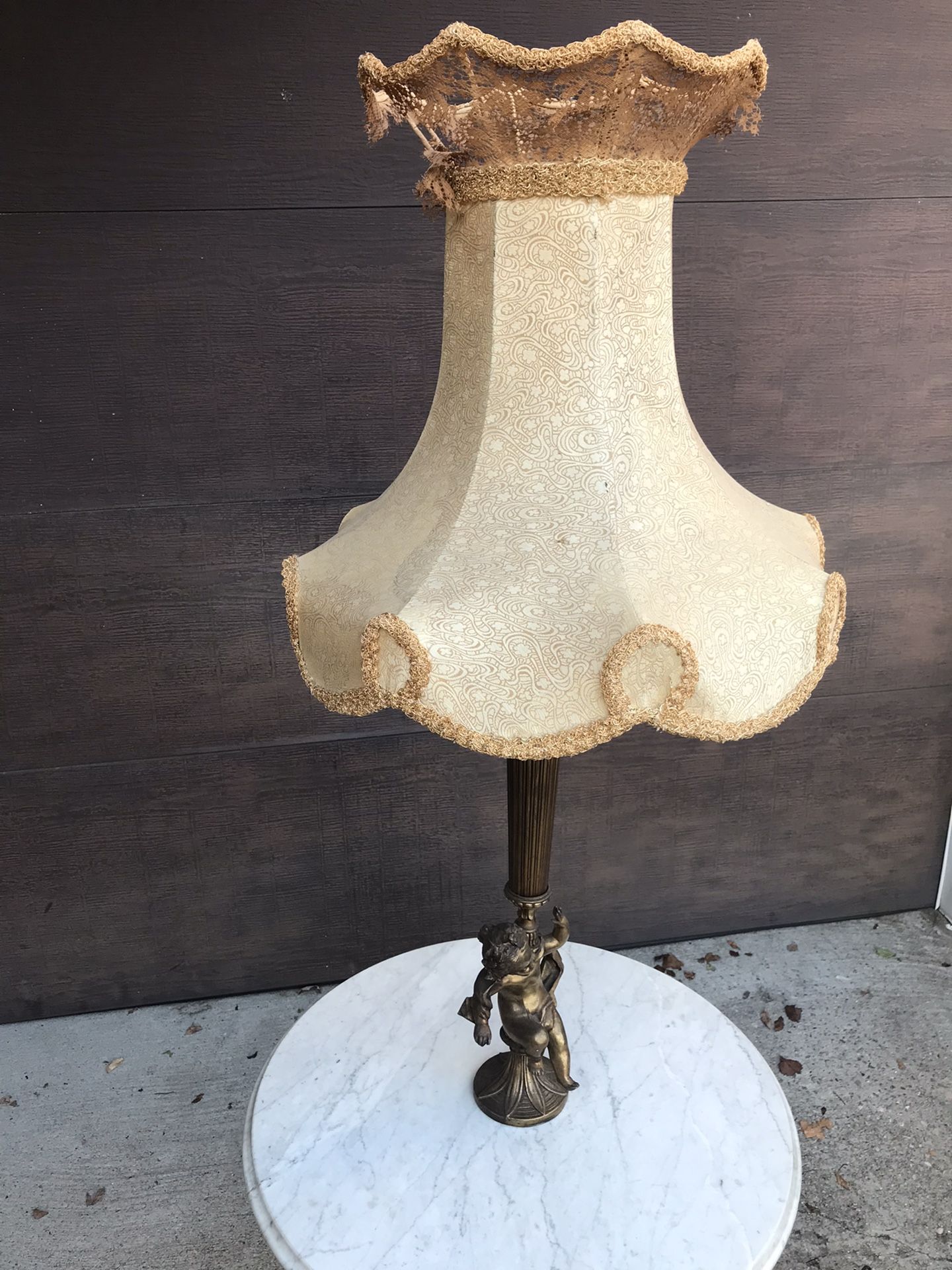 Marble Table Lamp.