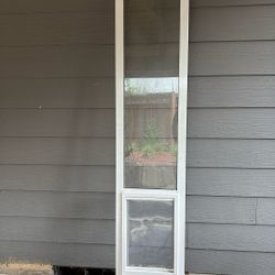 Large Doggy Door White New Flap