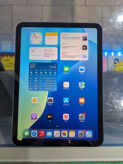 Apple iPad 10th Gen 64GB WiFi and Cellular Unlocked Blue 🔵. Comes with a Charger. Very slight dent on the back which is not affecting any functionali
