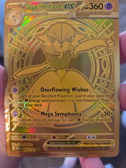 Pokémon TCG - Mega Gardevoir ex 187/132 Gold Hyper Rare - Mega Evolution