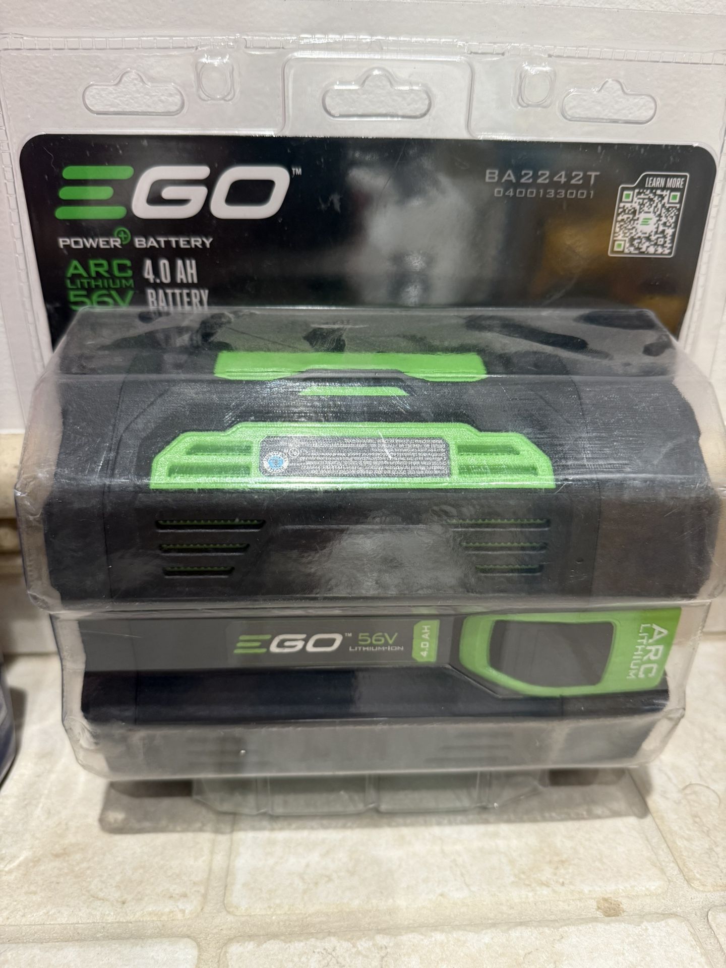BRAND NEW EGO POWER+ Battery 56V, 4.0Ah - BA2242T