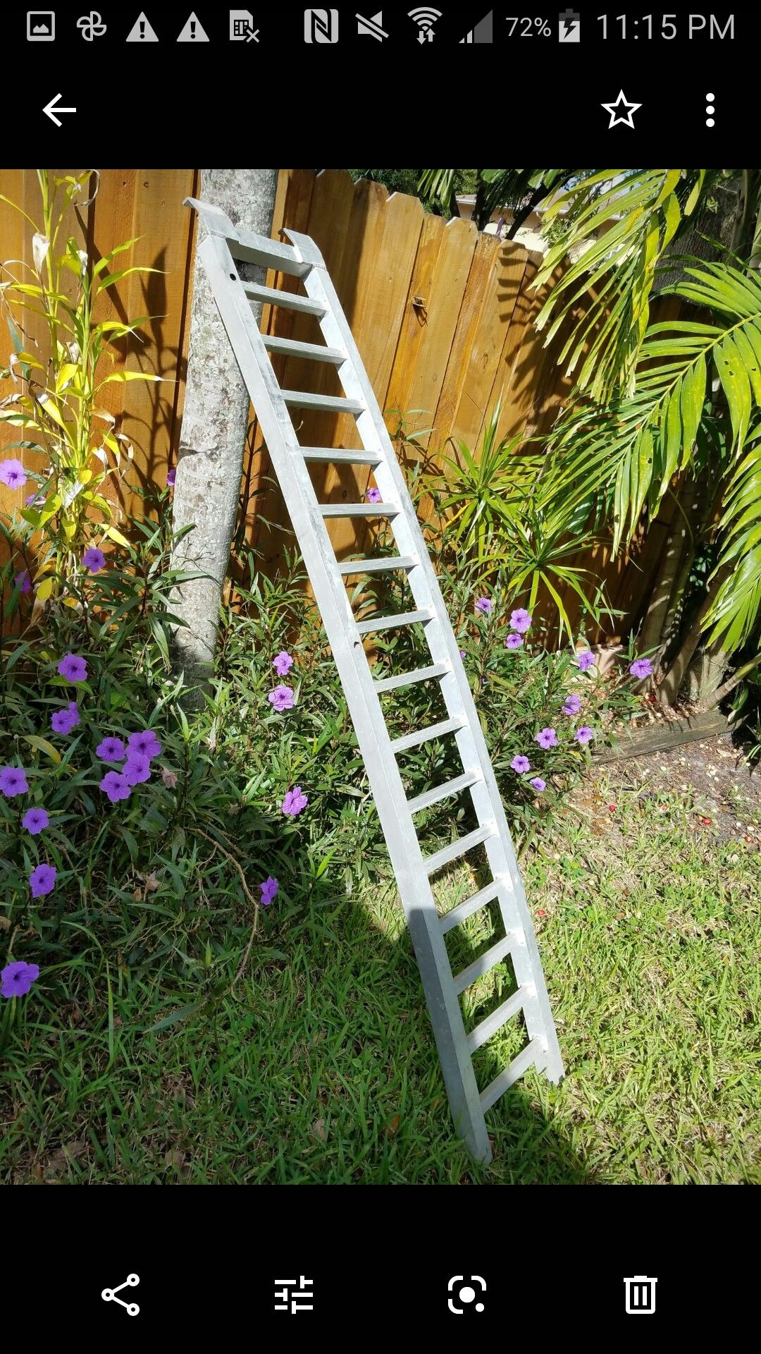 6' Aluminum Motorcycle Ramp