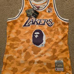 Bape Laker M&N jersey 25' Sz XL