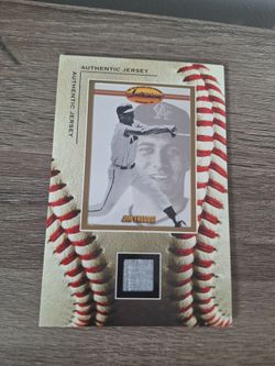 Jim Fregosi authentic jersey baseball card