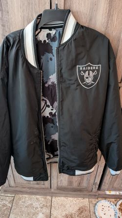 Las Vegas Raider' s reversible bomber jscket