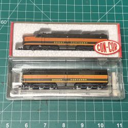 N Scale Con-Cor Great Northern Alco PA & PB