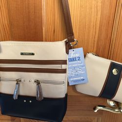 Stone & Co NWT Leather Crossbody and wristlet—OBO
