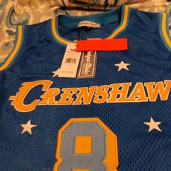 NWT Headgear Classics Crenshaw KOBE BRYANT Stitched Throwback Jersey; Men’s Sz Large 