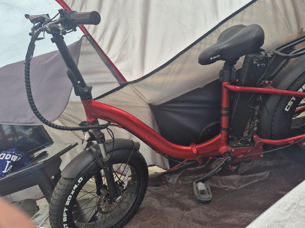 Electric Bike. Folds Light To Carry Compact