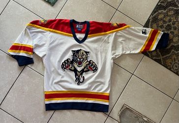 Vintage 90s Authentic Florida Panthers Starter NHL Hockey Jersey Size Medium