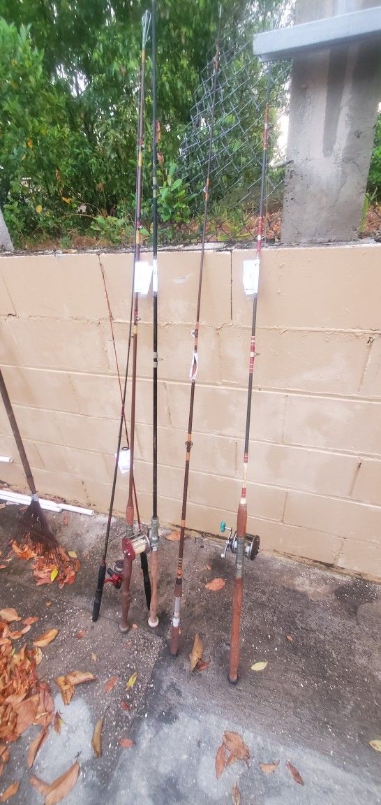 (Vintage)Deep Ocean Fishing Poles