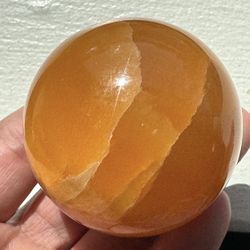 Orange Calcite Sphere