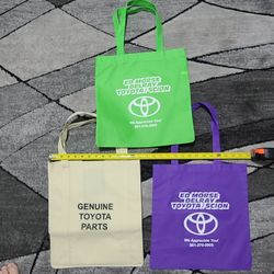 TOYOTA CANVAS SHOPPING BAGS