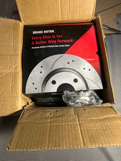 MOTOREVO Front Brake Rotors & Pads Kit Toyota Camry 1(contact info removed) 2000-2001 Drilled