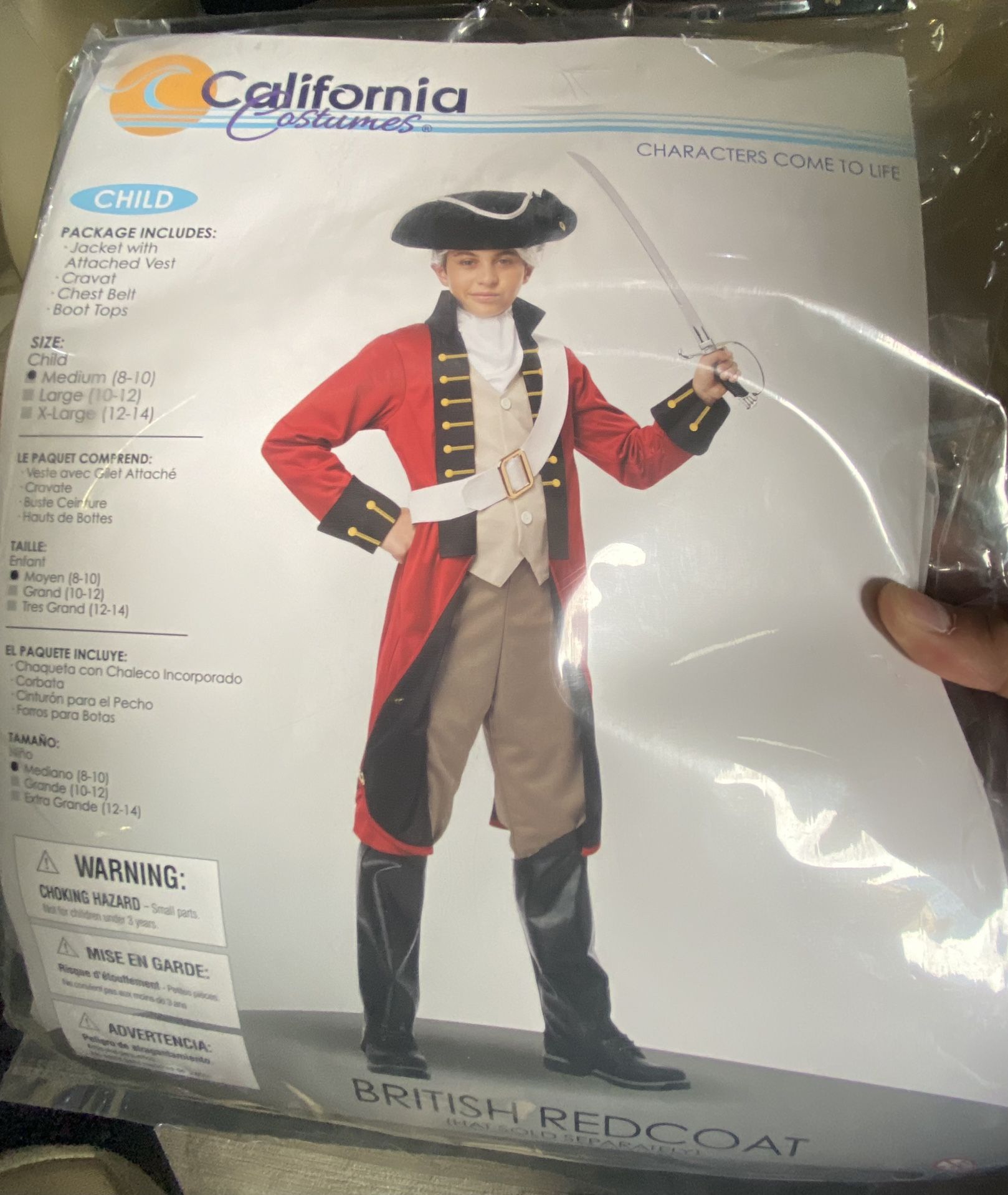 British Red Coat Costume