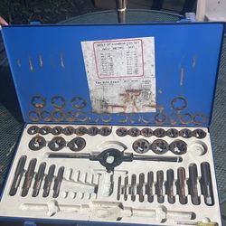 TAP & DIE SET 45 PC ( METRIC ) ALLOY TOOL STEEL Read Description
