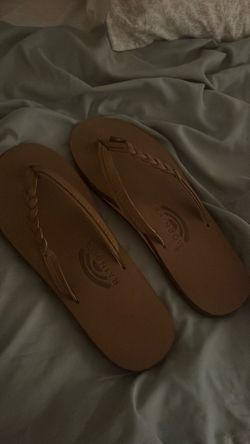 Unworn rainbow sandals
