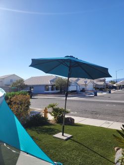 Sundale Outdoor 10FT LED Lighted Patio Umbrella with Powered