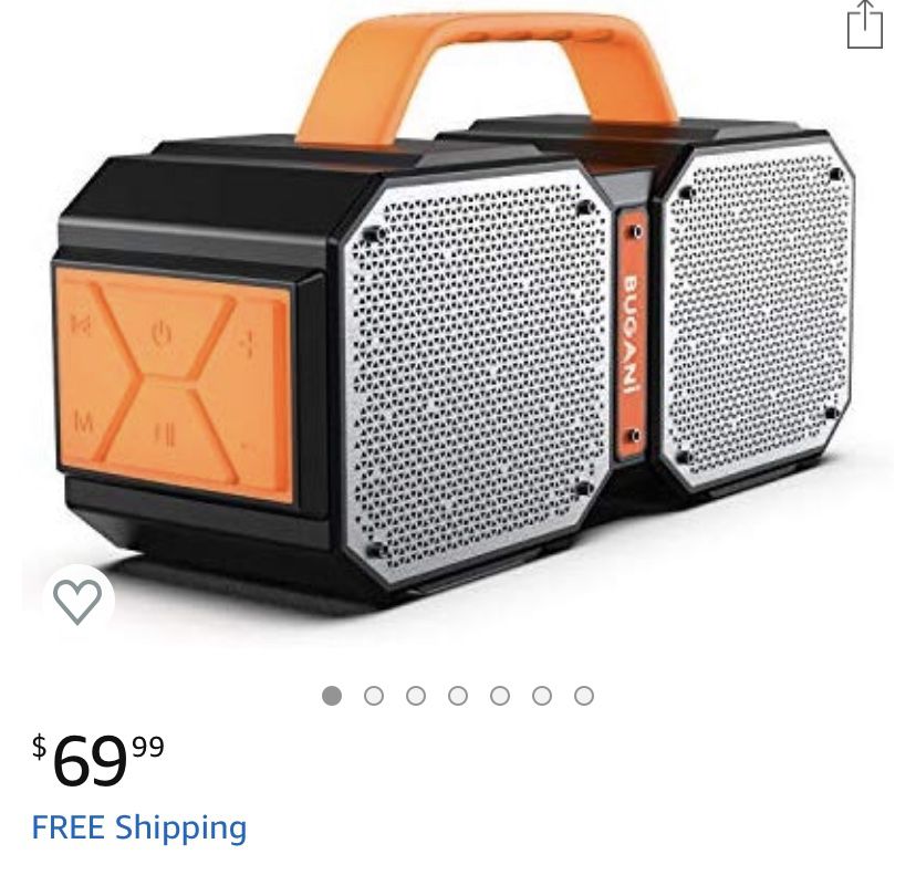 BUGANI waterproof Bluetooth speaker new in box
