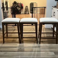  Bar Stools (set Of 3)