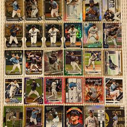 Tampa Bay Rays 30 Card Baseball Lot! Rookies, Prospects, Refractors, Prizms, Autographs, Short Prints, Variations & More!