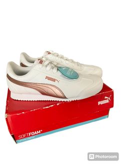Puma Turino Metallic Wns/ white-rose gold /6.5 Women