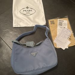 Baby Blue Pochette Purse- Never Used With Tags