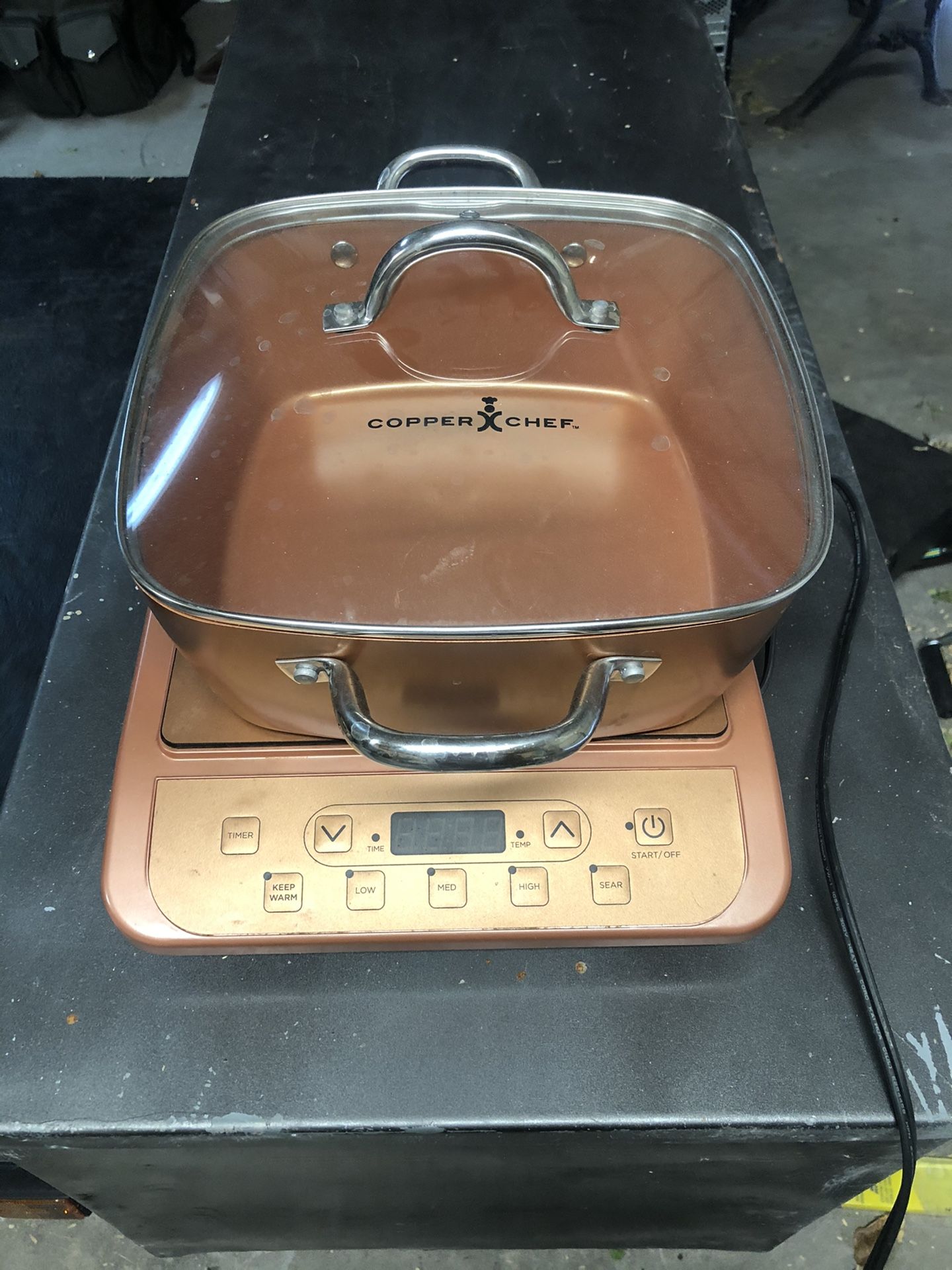 Copper chef induction cooltop